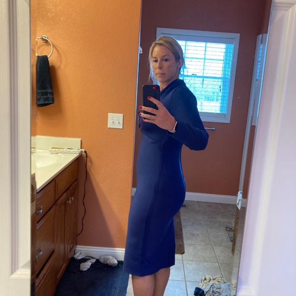 Blue Scuba dress - Picture 5 of 5